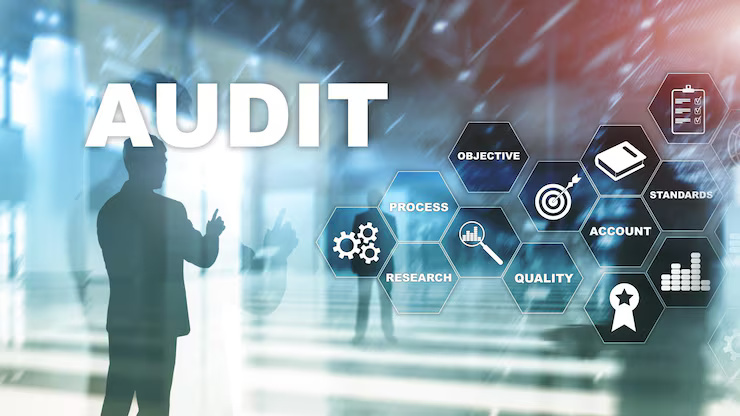audit-business-finance-concept-nalysis-annual-financial-statements-analyze-return-investment-mixed-media-abstract-background_161452-1432